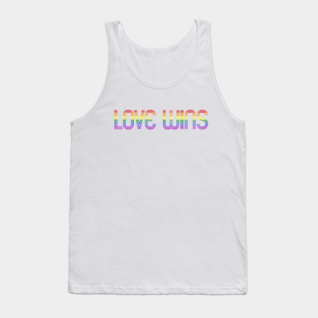 Love Wins Tank Top by SquareClub